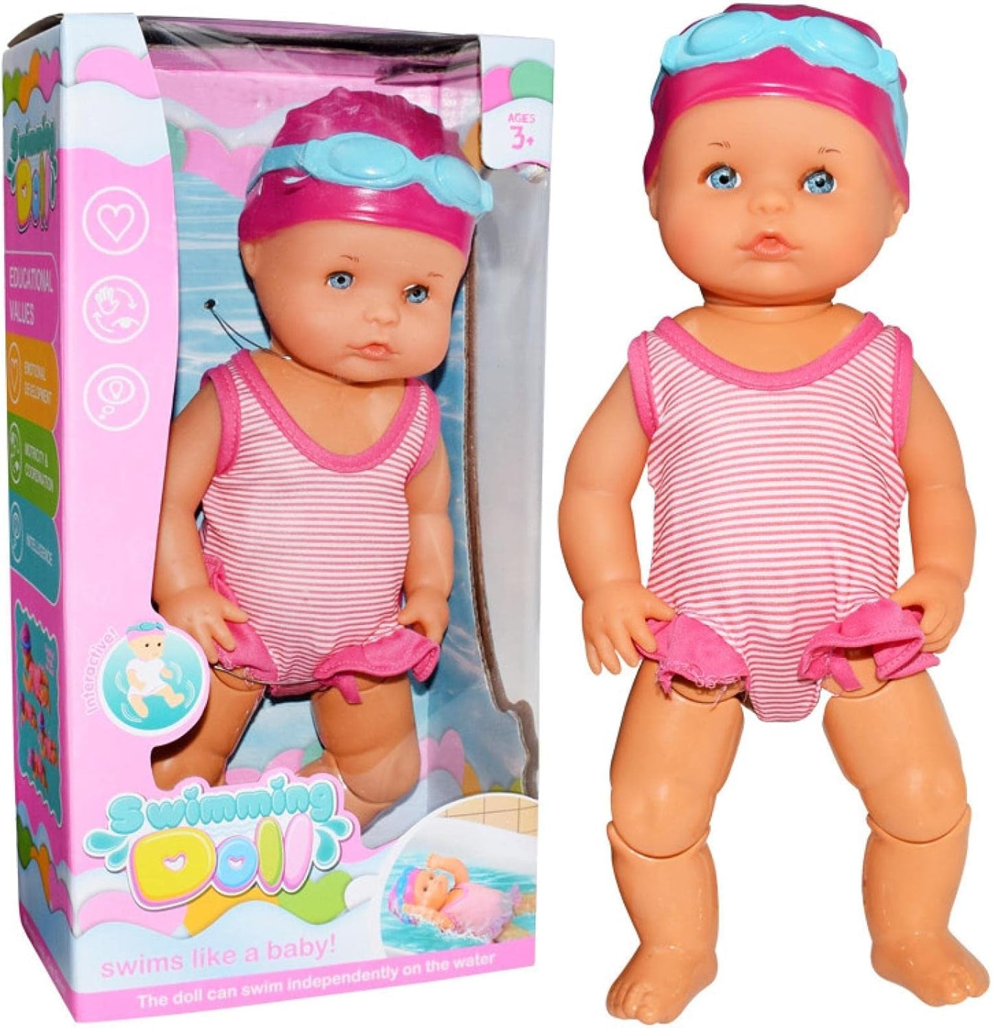 👶BaBy Muñeca Nadadora 🏊