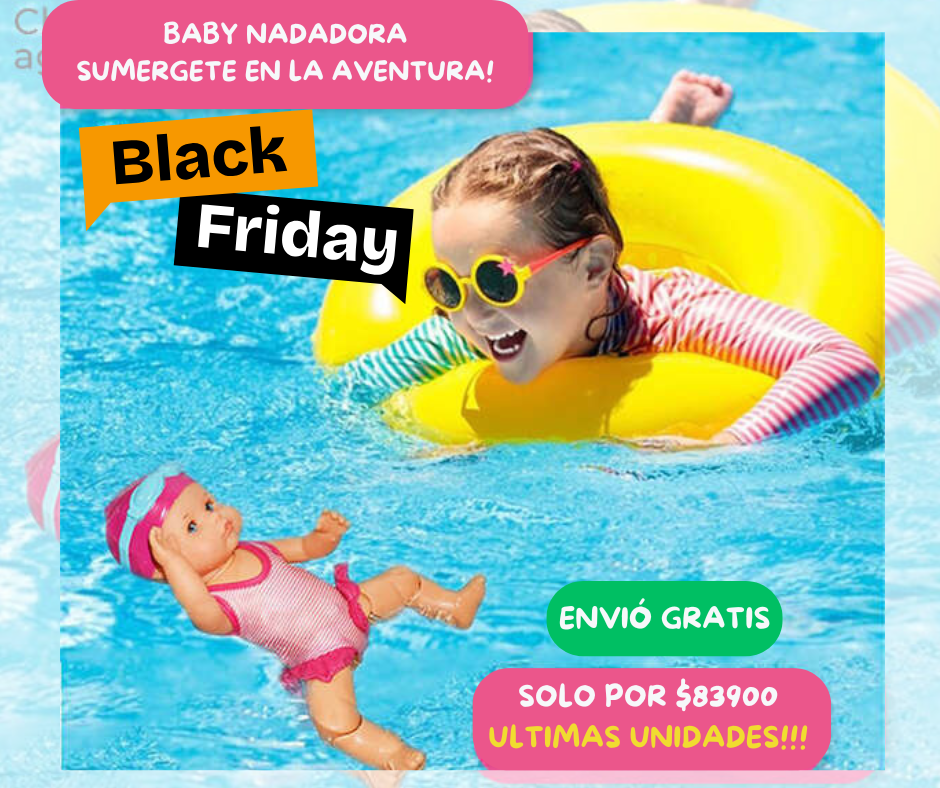 👶BaBy Muñeca Nadadora 🏊