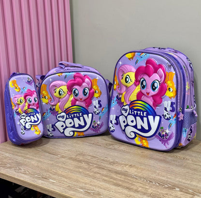 ‍👧‍👦Trio de maletas escolares 🎒